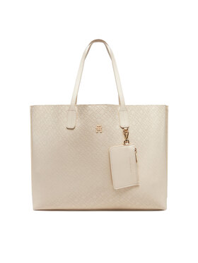Tommy Hilfiger Tommy Hilfiger Torbica Th Distinct Tote Mono AW0AW17195 Bež