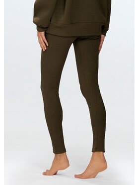 DKaren Sport DKaren Sport Legginsy Oseye Khaki Classic Fit