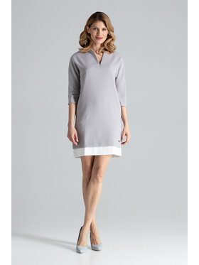FIGL FIGLFIGL Vestito M333 Grigio Regular Fit