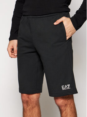 EA7 Emporio Armani EA7 Emporio Armani Pantaloni scurți sport 8NPS02 PJ05Z 1200 Negru Regular Fit