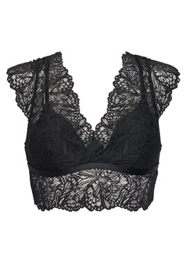 Hunkemöller Hunkemöller Top nedrček Posie 302448 Črna