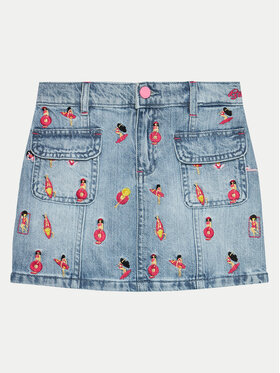 Guess Guess Spódnica jeansowa J4GD19 D45E0 Niebieski Regular Fit
