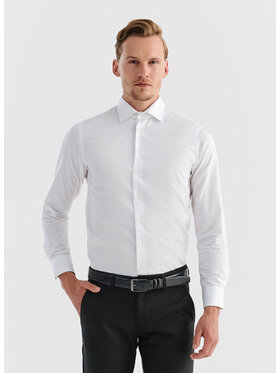Pako Lorente Pako Lorente Koszula P000B-1X-575 Biały Slim Fit