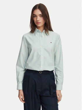 Tommy Hilfiger Tommy Hilfiger Košile WW0WW46111 Světle zelená Relaxed Fit