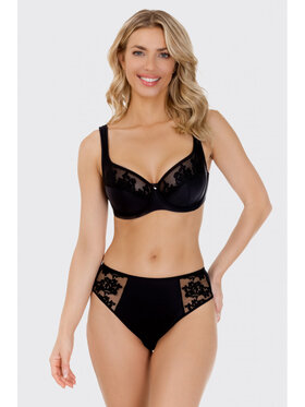 Rosme Rosme Biustonosz z fiszbiną Grace Czarny