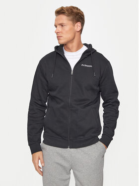 Kappa Kappa Majica dugih rukava Feffo 341Q6QW Crna Regular Fit