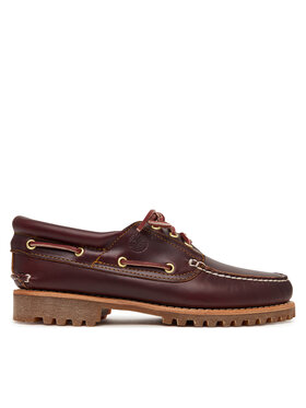 Timberland Timberland Mokasyny Authentics Boat 3 Eye Classic TB0500096481 Brązowy