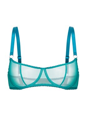 Merci Lingerie Merci Lingerie Biustonosz balkonetka EB10CS02 Zielony