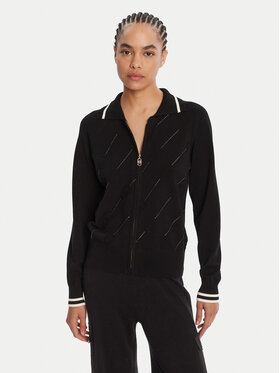 Liu Jo Sport Liu Jo Sport Kardigan TF5032 MS63L Crna Regular Fit