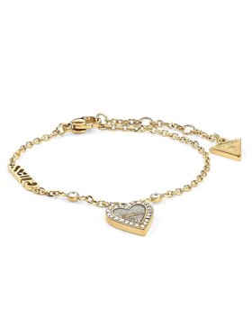 Guess Guess Náramok JUBB03242JW-YG-RH-S Strieborná