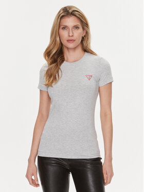 Guess Guess T-shirt W2YI44 J1314 Siva Slim Fit