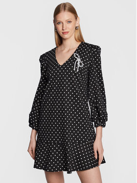 TWINSET TWINSET Sukienka codzienna 222AP2114 Czarny Regular Fit