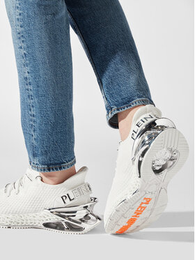 Plein Sport Plein Sport Sneakersy The Scratch FABS USC0335 PTE003N Bílá