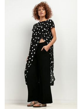 Tessita Tessita Narzutka NARZUTKA_T410_1_XXL Czarny Classic Fit
