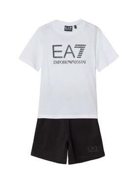 EA7 Emporio Armani EA7 Emporio Armani Completo T-shirt e pantaloncini 7B000043AF10378 Set t-shirt e shorts Bianco Regular Fit