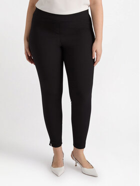 Fiorella Rubino Fiorella Rubino Pantaloni di tessuto P142L002120N033 Nero Slim Fit