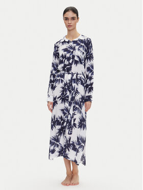 DKNY DKNY Rochie tip cămașă YI00052 Bleumarin Regular Fit