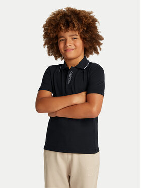 Calvin Klein Jeans Calvin Klein Jeans Polokošile Embro Logo IB0IB02370 Černá Regular Fit