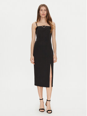 Rinascimento Rinascimento Rochie cocktail CFC0122399003 Negru Regular Fit