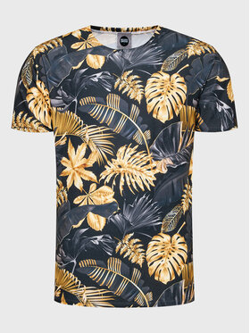 Mr. GUGU & Miss GO Mr. GUGU & Miss GO Marškinėliai Unisex Golden Tropic Spalvota Regular Fit