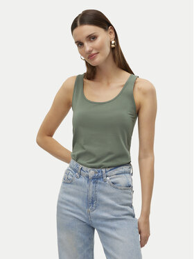 Vero Moda Vero Moda Top Lulu 10323756 Zielony Regular Fit