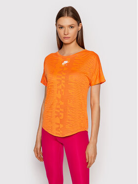 Nike Nike Funkčné tričko Air CZ9154 Oranžová Standard Fit