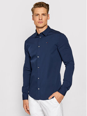 Tommy Jeans Tommy Jeans Srajca DM0DM04405 Mornarsko modra Slim Fit
