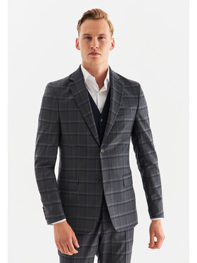 Pako Lorente Pako Lorente Marynarka P22WP-3G-032 Szary Slim Fit