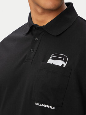 KARL LAGERFELD KARL LAGERFELD Poloshirt 745127 561225 Schwarz Regular Fit