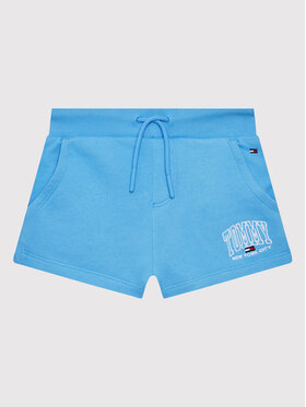 Tommy Hilfiger Tommy Hilfiger Sportske kratke hlače Bold Varsity KG0KG06529 Plava Regular Fit