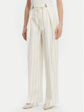 BOSS BOSS Pantaloni din material Tiana5 50538216 Bej Relaxed Fit
