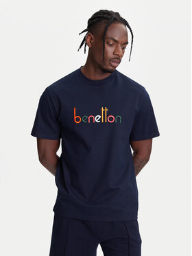 United Colors Of Benetton United Colors Of Benetton Tricou 3MI6U109O Bleumarin Oversize