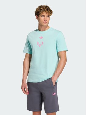 adidas adidas T-Shirt 142995 Turkusowy Regular Fit