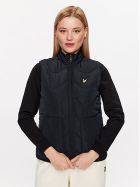 Lyle & Scott Lyle & Scott Vesta Padded Gilet JKW1802V Čierna Regular Fit