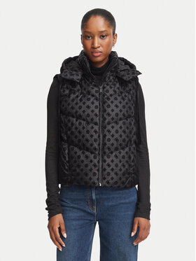 Guess Guess Vestă W6BL53 W4182 Negru Regular Fit