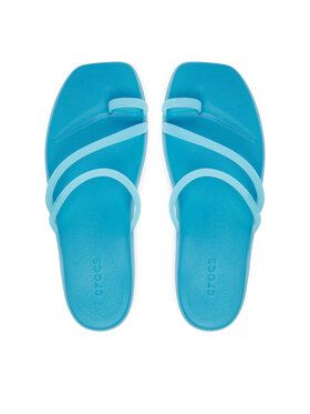 Crocs Crocs Japonki Miami Frosted Toe Loop 211253 Niebieski