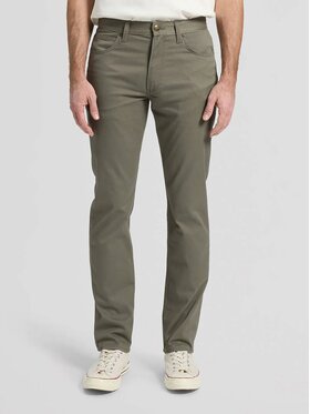 Lee Lee Pantaloni di tessuto DAREN Verde Straight Fit