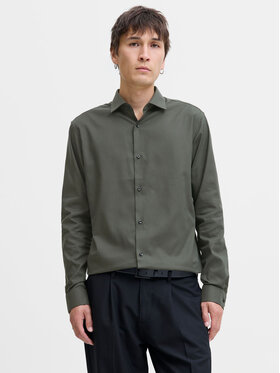 Jack & Jones Jack & Jones Hemd Parker 12227385 Grün Slim Fit