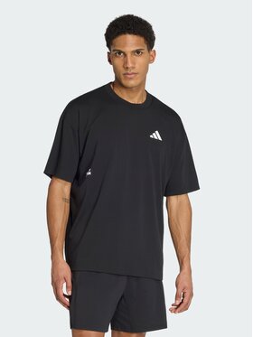 adidas adidas Koszulka techniczna 164961 Czarny Oversize