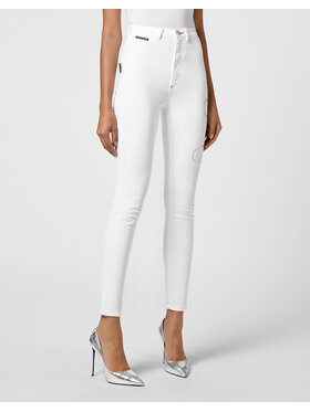 PHILIPP PLEIN PHILIPP PLEIN Jeansy 4411 Biały Slim Fit