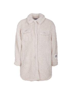 Pinko Pinko Płaszcz F3PIJGJK240 Biały Regular Fit