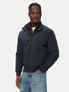 Tommy Hilfiger Tommy Hilfiger Μπόμπερ μπουφάν Harrington MW0MW44766 Σκούρο μπλε Regular Fit