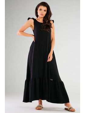 Infinite You Infinite You Sukienka M262 Czarny Basic Fit