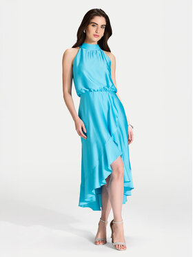 Swing Swing Koktel haljina 5AH04500 Plava Regular Fit