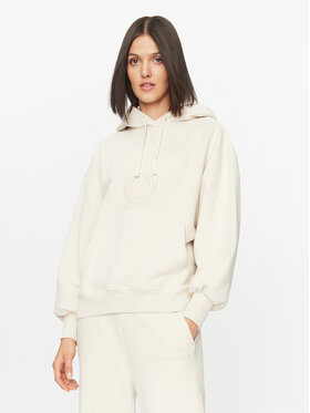 Woolrich Woolrich Džemperis Ivy Hoodie CFWWSW0123FRUT3164 Écru Regular Fit