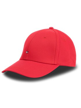 Tommy Hilfiger Tommy Hilfiger Cepure ar nagu Classic Bb Cap E367895041 Sarkans