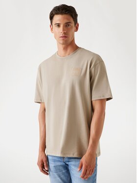 Guess Guess T-Shirt 175667 Beżowy Classic Fit
