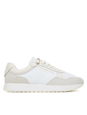Tommy Hilfiger Tommy Hilfiger Sneakersy Th Chic Eva Runner Mesh FW0FW09465 Beżowy