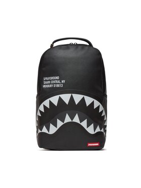 SPRAYGROUND SPRAYGROUND Ruksak Shark Central 2.0 Black On Grey Sp Dlxsv 910B5643NSZ Čierna