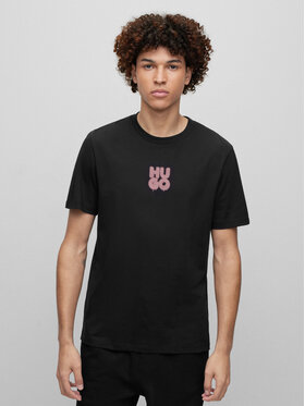 Hugo Hugo T-Shirt 50488904 Czarny Regular Fit